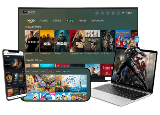 Baixe YouCine na Sua TV para Assitir Gratís.